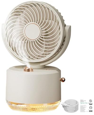 Rechargeable Personal Hand Fan With LED Light - Portable Cooling Fan For Travel, Home, And Studio - Quiet, Multifunctional, And Compact Air Cooler For Adults & Kids