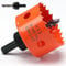 Hole Saw 60mm, Hole Saw with Drill Bit for Wood, Orange Bi-Metal Hole Cutter Smooth Cutting for Soft Metal, Drywall and Plastic