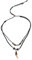 CLISPEED Haifischzahn Halskette Meereskette Meer Schmuck Haie Halskette Hai-Tracking-Armband Halskette mit Meeresschildkröten Hai-Halskette für Männer Fischhakenkette Hai-Angelperlen Metall