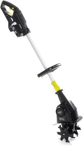 Baricus Akku-Kultivator 18V – 160mm Arbeitstiefe – Bodenlockerer für Beete & Rasen – ergonomisch – kabellos – B-Ware (Inklusive: 2.0Ah Akku & Schnelladegerät)