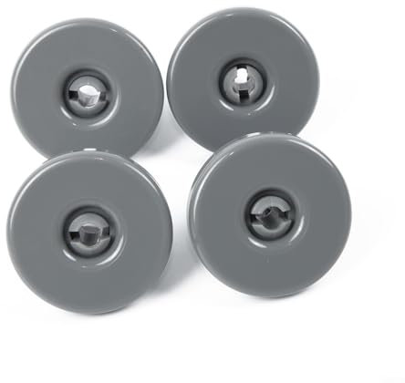 Juego de 4 ruedas para cesta inferior de lavavajillas para Electrolux y modelos Zanussi