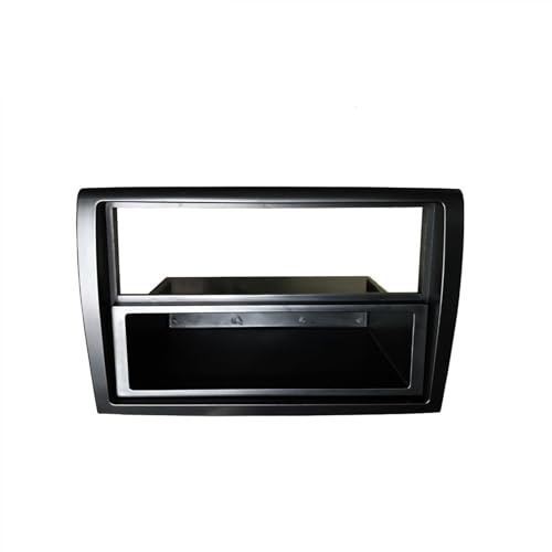 Qxryzp 1 Din Radio Fascia, for Peugeot, for Citroen, Jumper 2006+ Boxer +, for Fiat, Ducato + CD DVD Audio Dash Mount Trim Frame Car Audio Panel Frame Trim