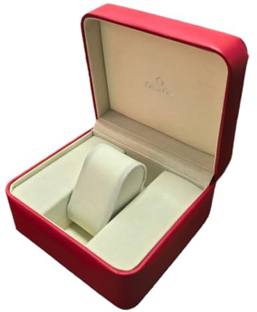 ROUREOX Einzelne Uhrenbox Matt, Holz Aufbewahrung, 1 Fach Organizer, Massiver Halter für Übergroße for Omega Seamaster Collection