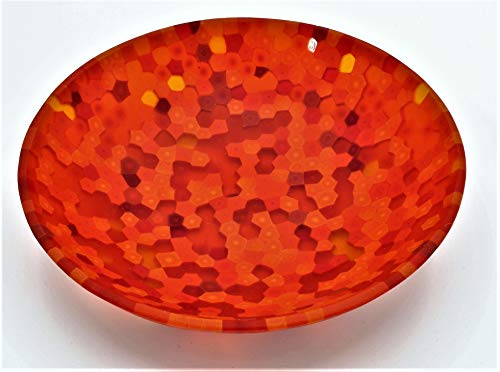 Piatto Vetro di Murano Murrine Moretti Diametro 13 Centimetri da Collezione