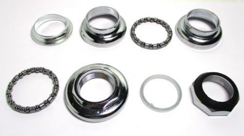 BEMATRIX Serie Sterzo a Filetto Standard 1 (25,4mm) Ideale Bicicletta Pieghevole - Graziella - Epoca - Mountain Bike - CROMATA