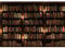 decomonkey Fototapete selbstklebend Buch Regal 343x256 cm Selbstklebende Tapeten Wand Fototapeten Tapete Wandtapete klebend Klebefolie Holz Vintage Retro