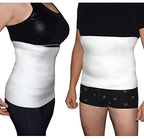 BODYPERFECT Wolle Rückenwärmer, Wärmegürtel für Damen und Herren, Nierengurt, Nierenwärmer, Thermo Gurt Made in Italy XL
