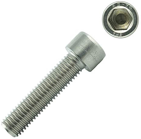 Eisenwaren2000 | Zylinderschrauben mit Innensechskant M1,6 x 6 mm (100 Stück) - Zylinderkopf Schrauben ISO 4762 - DIN 912 - Gewindeschrauben - Edelstahl A2 V2A- rostfrei