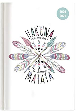 Collegetimer Hakuna Matata 2020/2021 - Schüler-Kalender A5 (15x21 cm) - Weekly - 224 Seiten - Terminplaner - Alpha Edition (Collegetimer A5 Weekly)