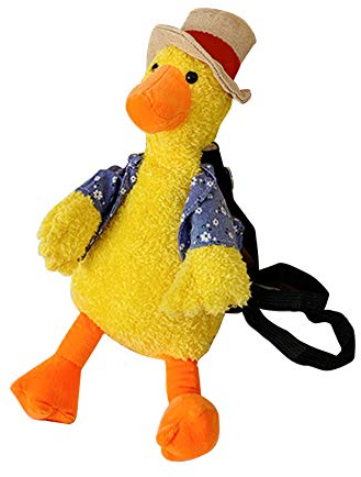 MeiLiu Cartoon Umhängetasche, Süße Ente Plüschtiere Schulter Umhängetasche, Frauen Mädchen Mode Rucksack Umhängetasche Handtasche Tasche Geldbörse