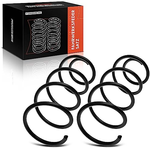 Frankberg 2x Federn Fahrwerksfeder Vorderachse Kompatibel mit 1er E81 E82 E87 E88 2004-2013 3er E90 E91 E92 2004-2013 Replace# 31336767375