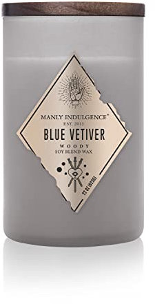 Manly Indulgence Rebel Duftkerze im Glas, groß, Grau