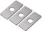 Abdeckplatte für Küchenspüle, 10,2 cm, Edelstahl, Lochabdeckung, Rosette, Abdeckplatte für Bad oder Küche, Grau, 3 Stück