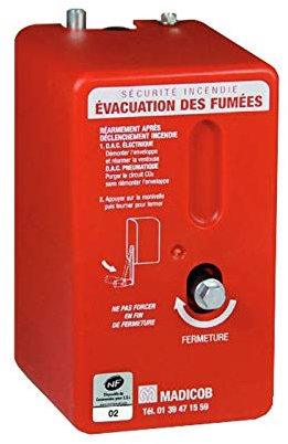 Treuil modulaire DAC rouge capot plastique