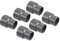 PATIKIL PVC Reductor Tubo Montaje 40x32mm, 3 Paquete Recto Acoplamiento Adaptador Conector, Gris