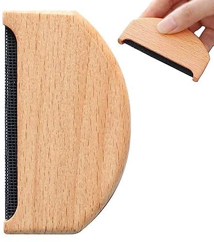 KIPTVO Cashmere Comb, Manual Lint Remover, Clothes Bobble Remover, Pilling Remover, Clothes Brush Fluff Remover, Carpet Comb, for Clothes Gloves Scarves Woollen Blanket Pants Care