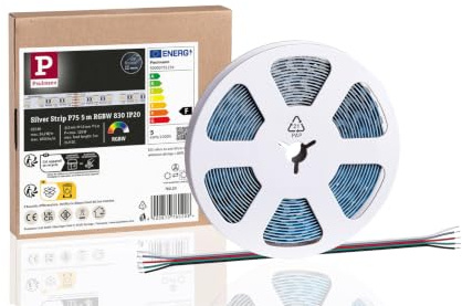 Paulmann 76020 Pro LED Strip Silver P75 830 5m 121W 700lm/m 84LEDs/m RGBW LED Streifen