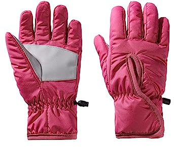 Jack Wolfskin Easy Entry Glove K Handschuh, Dark Fuchsia, 152