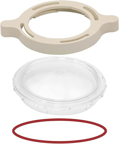 Vsttar 350090 Couvercle de pompe de piscine de rechange à came et rampe et couvercle 350091 pour pompes de piscine creusées et spa Pentair Superflo