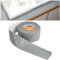 flintronic Joint Salle de Bain, 10m*70mm (50+20mm) Bande Etancheite Autocollante, Ruban D'étanchéité Auto-Adhésif PVC pour Baignoire, Salle de Bain, Cuisine, Anti-moisissure, Calfeutrage(Gris)