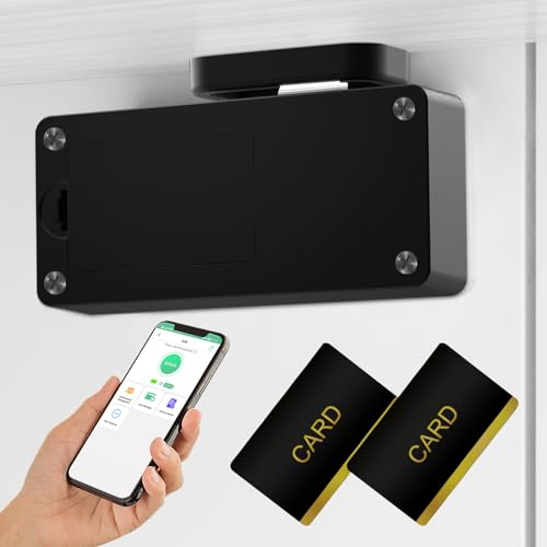 Serrure de tiroir intelligente, Eseesmart RFID, électronique, avec serrure de meuble avec serrure par application, sécurité enfant, pour garde-manger, casiers, boîte aux lettres