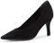 Tamaris Damen Pumps Leder Stilettoabsatz bequem; Black Structure, EU 36