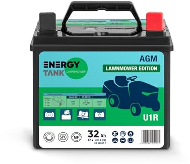 U1R Batterie Tracteur Tondeuse 12v 32ah | Puissance de sortie 400 A pour Démarrage Instantané - Longue Durée de Vie