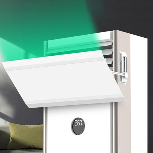 HICOOLFUN Air acondicionador vertical parabrisas, deflector de salida de aire acondicionado anti-directo, escudo de aire acondicionado de la sala de estar,70cm