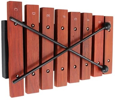 Glockenspiel Xylophon Percussion Musik 8-Ton Xylophon Kleines Klopf-Xylophon Rotes Xylophon