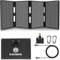 ELECAENTA 40W ETFE Solar Ladegerät Faltbar Solarmodul 3-Port, 18V DC/USB/USB-C PD30W, Tragbare Solarpanel Ladegerät IP68 Wasserdicht für iPhone, Andriod Handy, Tablets, Powerstation