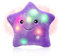 Shengou Weihnachten Kissen Stern Led,Kinderkissen Stern,Leuchtkissen Kinder,Led Stern Kissen,Leuchtender Stern Kissen,Leuchtendes Kissen Stern,Leuchtkissen Stern,Sternenkissen Kinder(Lila)