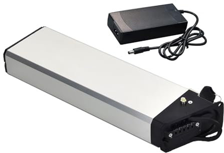 Batteria E-Bike 48V 15Ah per Biciclette Elettriche Pieghevoli Engwe PRO 2, Engwe Engine X, per Motori 250W 350W 450W 500W 750W 1000W, Batteria al Litio con BMS e Caricatore (48V15Ah)