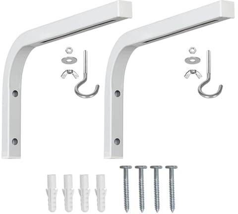 OAJABBGE Multipurpose Projector Screen Ceiling Holders Wall L Brackets With Adjustable Width For Home And Commercial Use