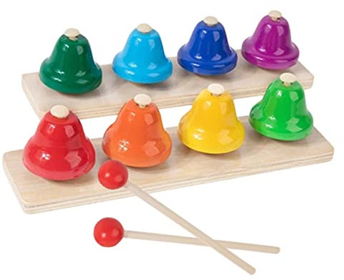 TOYANDONA Strumenti Musicali Per Ragazzo Ragazza Ragazza Campanelli Da Scrivania Note Campanelli Mano Musicali Strumento Percussione Creativo Per Insegnamento Musicale