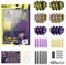 Target Darts Luke Littler Dart Accessories Set | Das Nuke 85-teilige Dart-Set, einschließlich Dart-Flüge und -Protektoren, Schäfte, Flight-Protektor, Multifunktionswerkzeug, Dartspitzenschärfer Stahl