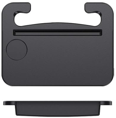 JiAQen Für VW T5 e T6 Auto Lenkradablage,Auto-Lenkrad-Klapptisch,Multifunktionales Rücksitz-Esstablett,Laptop Halterung Auto,D-with Slot