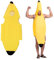 Vonavira Bananen kostüm Neuartige Obst Kostüme Lustiges, Bananen Kostüm Herren Damen Unisex Lustig Karneval Halloween Kostüm Banane Kostüm für Erwachsene