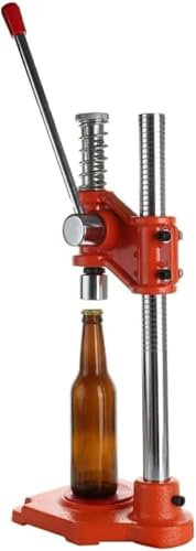 NADCFN Capping Machine Bottle Capper Manual Capping Machine, Beer Bottle Capper Tool With Non-Slip Base And Adjustable Handle, Homebrew Beer And Soft Drinks