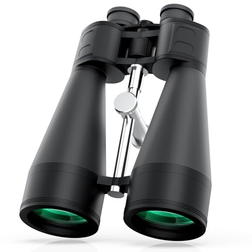 Aurosports Fernglas für Erwachsene, 20 x 80 mm, hohe Leistung, 80 mm große Blende, klare Sicht bei schwachem Licht, Fernglas mit großer Reichweite für Vogelbeobachtung, Sternenbeobachtung, Jagd