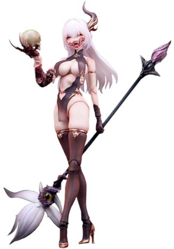 YLEAFUN Succubus Figur Anime Aktionsfiguren Statue Model PVC 15CM Austauschbares Anhänge Statue Ornamente