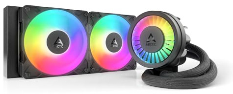 ARCTIC Liquid Freezer III Pro 240 A-RGB - Wasserkühlung PC(Generalüberholt) | AIO CPU Wasserkühler, 2x120 mm, 38 mm Radiator, PWM-Pumpe, VRM-Lüfter, AMD AM5/AM4, Intel LGA1851/1700 Contact Frame