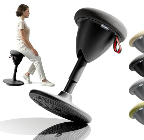 Tervo Model W - Wobble Stool - Ergonomic Standing Desk Chair - Sit Active