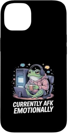 Hülle für iPhone 14 Plus Aktuell AFK Emotional Gamer Frog