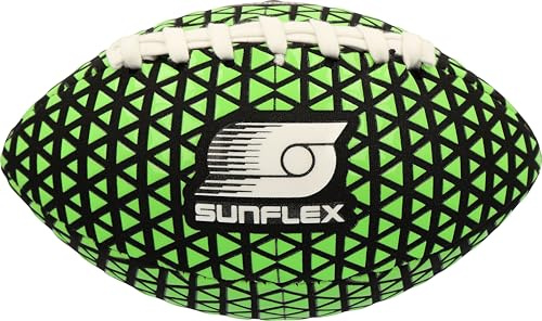 Sunflex® American Football NeoGrip & Sets | Neopren Bälle mit maximalen Grip | rutschfeste Silikon-Oberfläche | wasserfest & UV-beständig | Indoor & Outdoor | Strand Pool Freizeit
