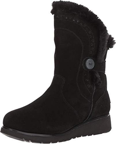 Skechers Damen Keepsakes Wedge Cozy Peak Halblange Stiefel, Schwarz, 37 EU