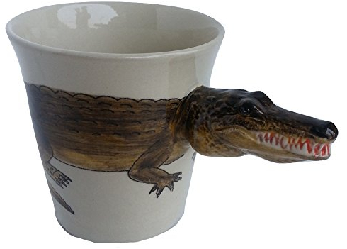 B2SEE Mug-crocodile-tasse-animaux-3d-ceramique-gateau Fait Main Enfant Femme Garcon Fille de LTD