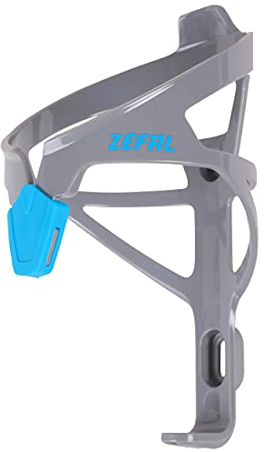 ZEFAL Pulse A2 - Porte-bidon vélo très léger - 26g Mixte Adulte, Gris/bleu, Taille unique