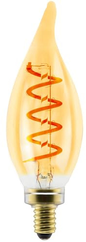 LED EEK: A+ (A++ - E) Nordlux Classic Chandle-tip 2080121458 E14 Leistung: 2.5 W Gold 3 kWh/1000h