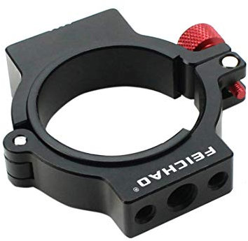 FEICHAO O-Ring Adapter 3-Achsen Stabilisator 1/4 Schraube Expansionsring Verlängerung Mikrofon LED Video Licht Montage Kompatibel für Zhiyun Crane 2 Gimbal Zubehör