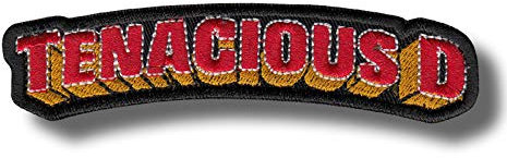 Tenacious D Aufnäher zum Aufbügeln, bestickt